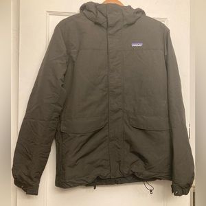 Mens Patagonia Black coat jacket size medium with hood